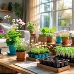 Sådan skaber du en hyggelig oase med blomsterfrø i din stue