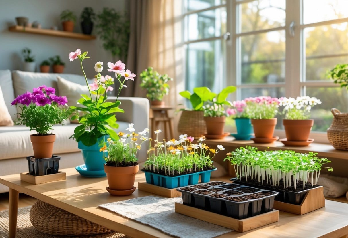 Read more about the article Sådan skaber du en hyggelig oase med blomsterfrø i din stue